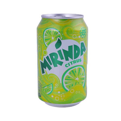 Mirinda Citrus Can 330ml - Available at Alosra Online Supermarket