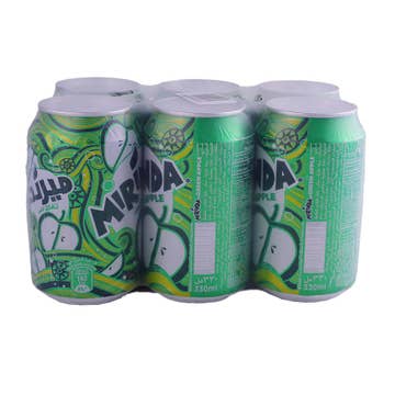 Mirinda Green Apple Can 330ml [6 Pack] - Available at Alosra Online Supermarket