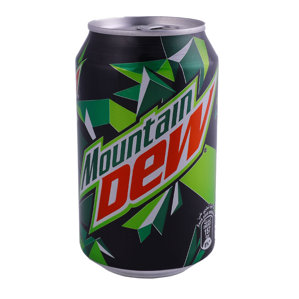 Mountain Dew Regular Can 330ml - Available at Alosra Online Supermarket