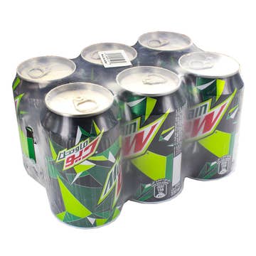 Mountain Dew Regular Can 330ml [6 Pack] - Available at Alosra Online Supermarket