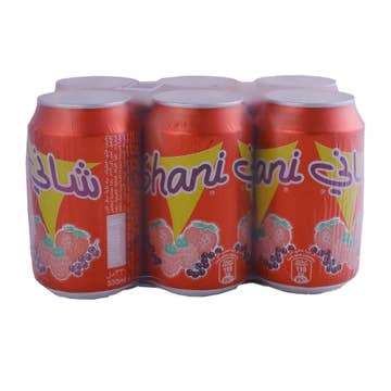 Shani Fruit Flavour Soft Drink 330ml [6 Pack] - Available at Alosra Online Supermarket