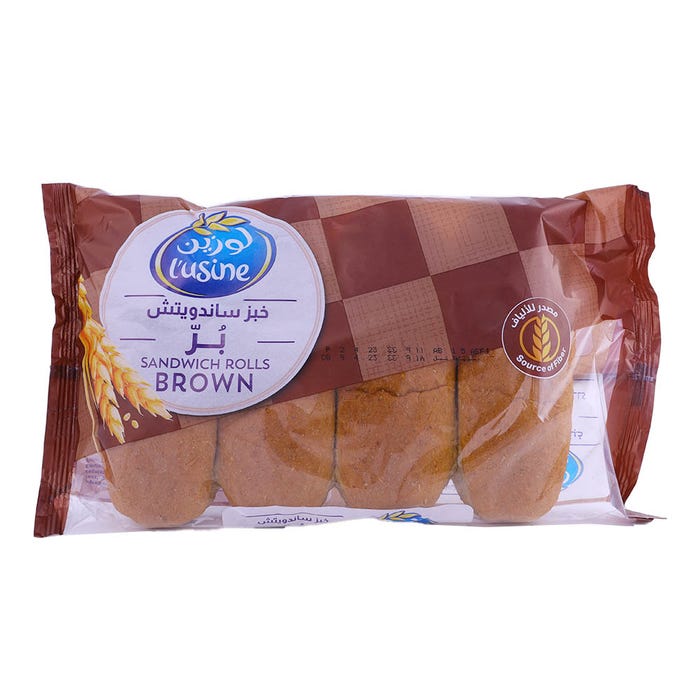 Lusine Brown Sandwich Rolls 200g - Available at Alosra Online Supermarket