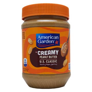 American Garden Creamy Peanut Butter 28oz 