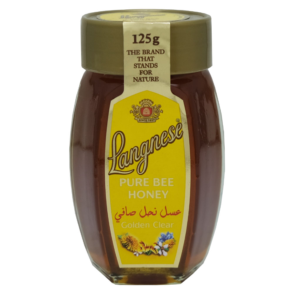 Langnese Pure Bee Honey 125g - Available at Alosra Online Supermarket