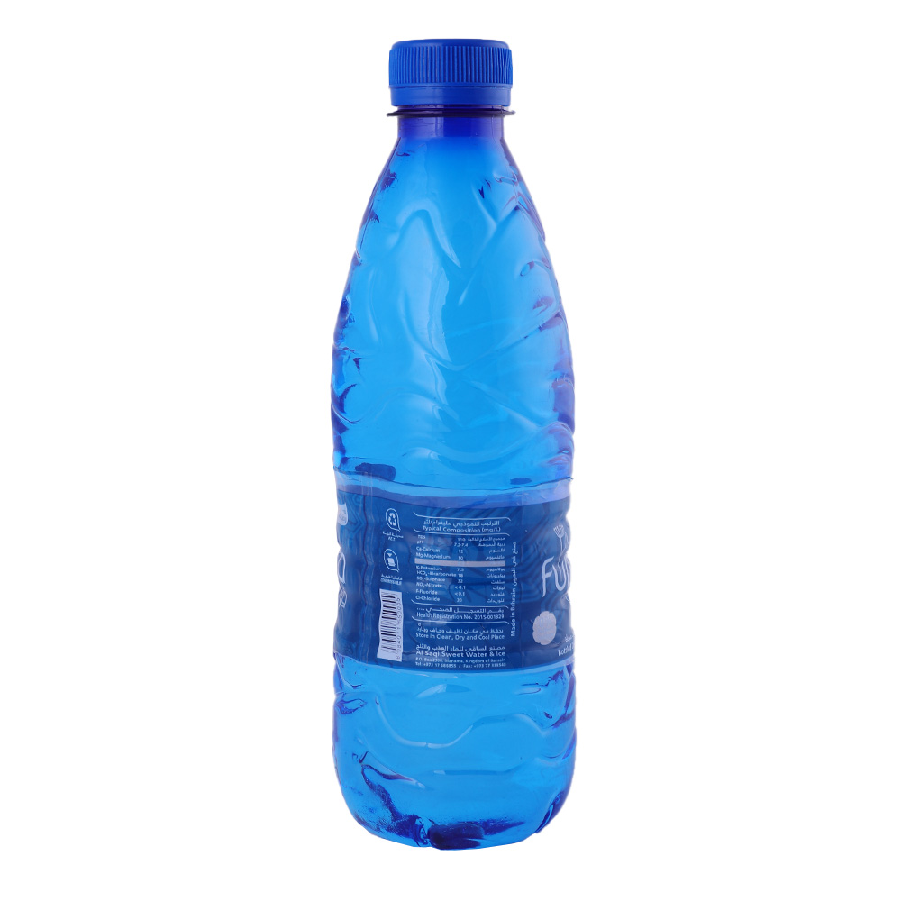 Furata Water 0% Sodium 500ml back image