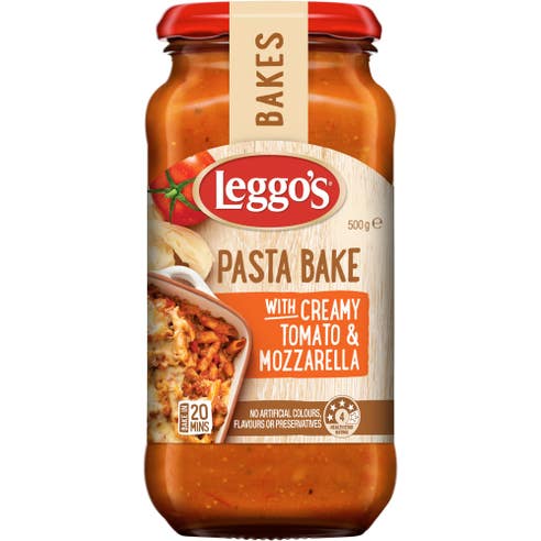 Leggo's Pasta Bake Tomato & Mozzarella Sauce 500g - Available at Alosra Online Supermarket