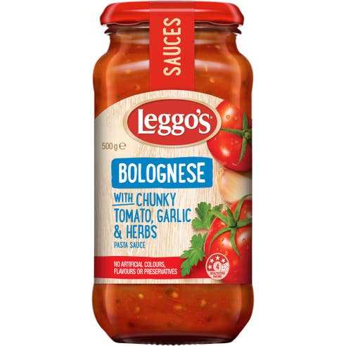 Leggo's Bolognese Pasta Sauce with Chunky Tomato 500g - Available at Alosra Online Supermarket