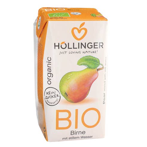 Hollinger Organic Pear Juice 200ml - Available at Alosra Online Supermarket
