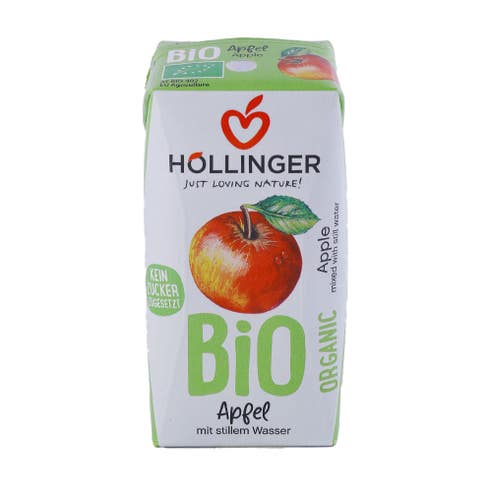 Hollinger Organic Apple Juice 200ml - Available at Alosra Online Supermarket