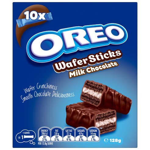 Oreo Wafer Sticks Milk Chocolate 128g - Available at Alosra Online Supermarket
