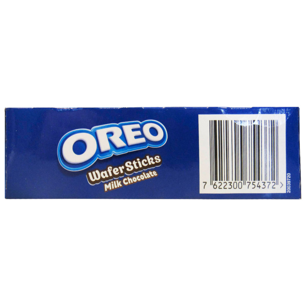 Oreo Wafer Sticks Milk Chocolate 128g left side image