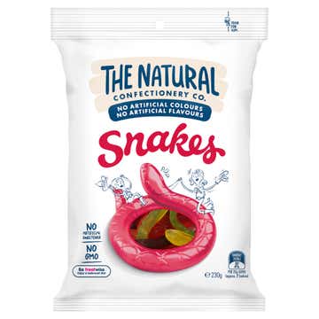 The Natural Confectionery Co. Snakes Gummy Candy 230g - Available at Alosra Online Supermarket