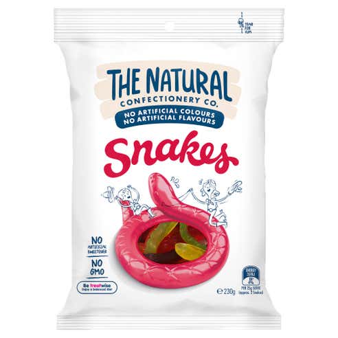 The Natural Confectionery Co. Snakes Gummy Candy 230g - Available at Alosra Online Supermarket
