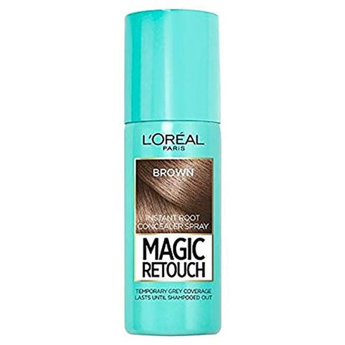 L'Oréal Magic Retouch Instant Root Concealer Spray PC2 Brown - Available at Alosra Online Supermarket