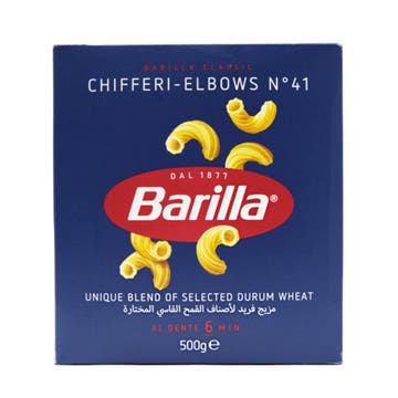 Barilla Chifferi Elbow Pasta 500g - Available at Alosra Online Supermarket