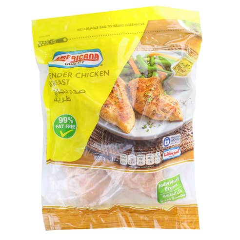 Americana Tender Chicken Breast 1kg - Available at Alosra Online Supermarket