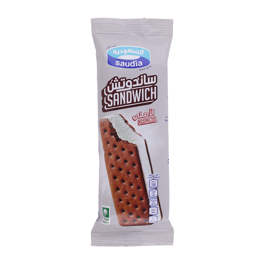 Saudia Vanilla Ice Cream Sandwich 100ml