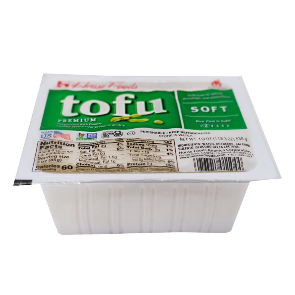 House Foods Premium Soft Tofu 538g back image