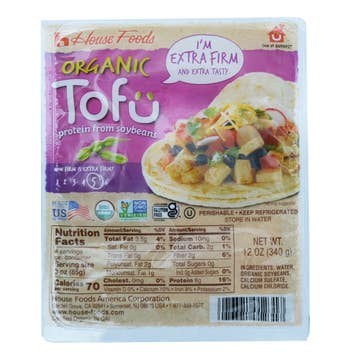 House Foods Organic Extra Firm Tofu 340g - Available at Alosra Online Supermarket