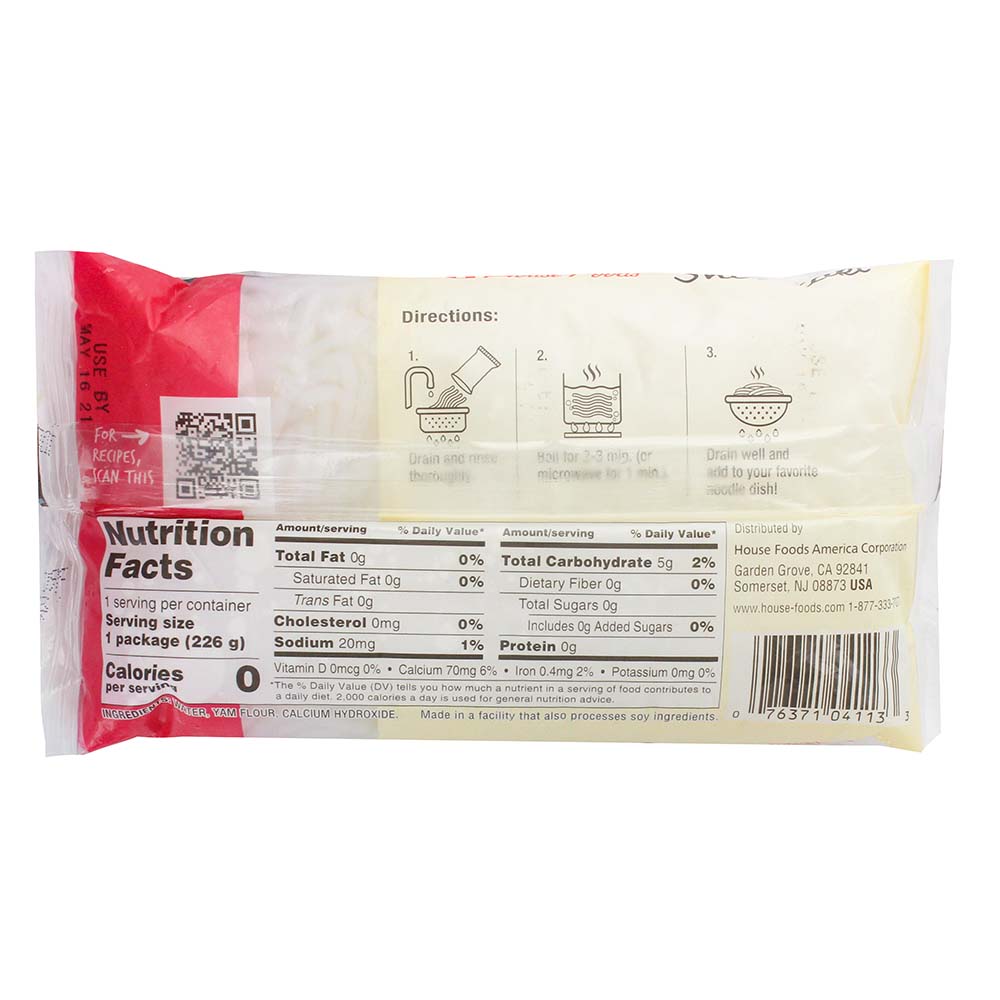 House Foods Traditional Shirataki Noodle Zero Calories 8Oz - Bahrain Alosraonline store