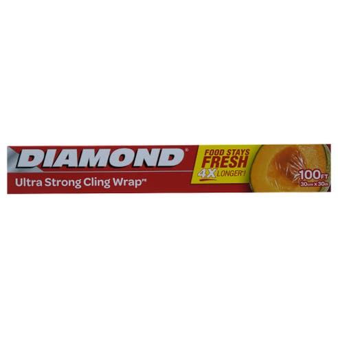Diamond Ultra Strong Cling Wrap 100ft/30cm 