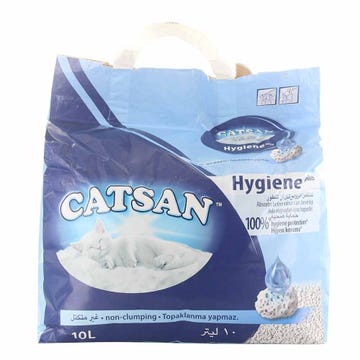 Catsan Hygiene Cat Litter 10L - Available at Alosra Online Supermarket