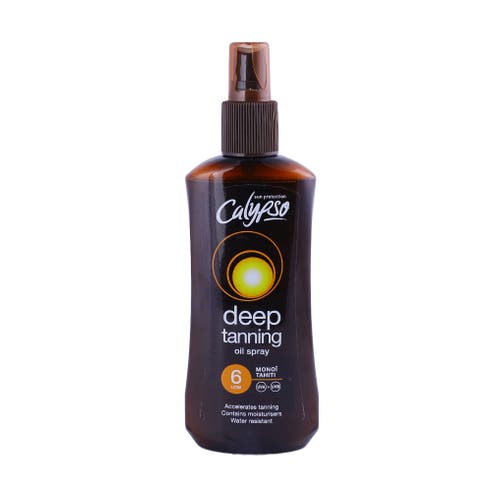 Calypso Mono Tahiti SPF 6 Deep Tanning Oil Spray 200ml - Available at Alosra Online Supermarket