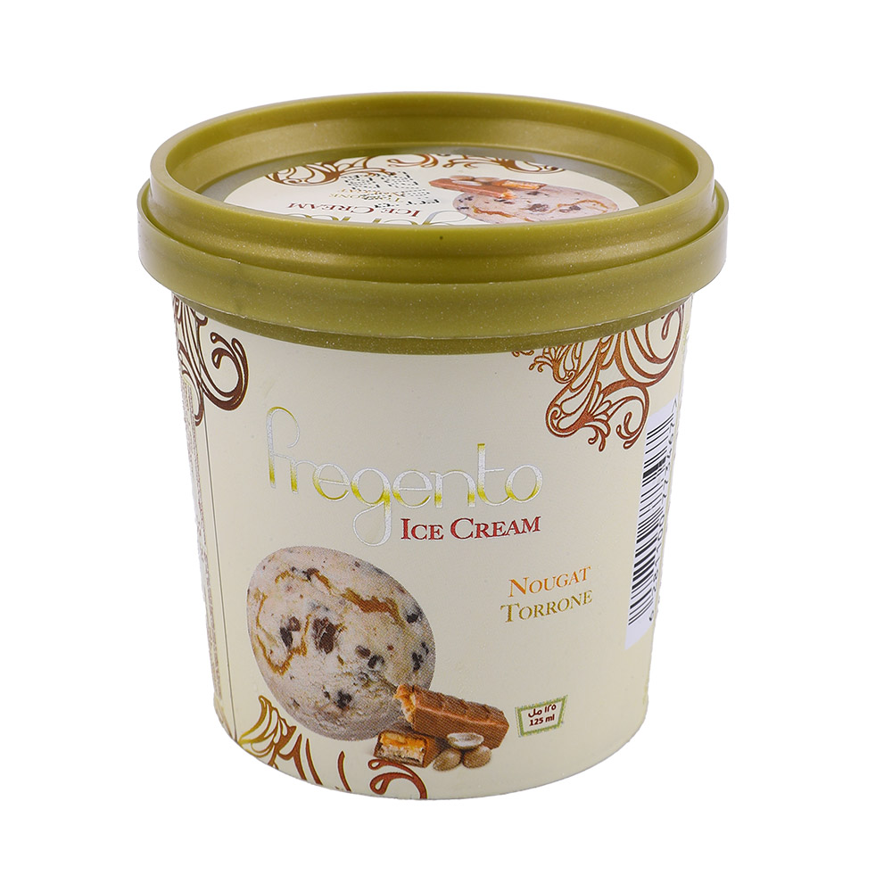 Fregento Nougat Ice Cream 125ml