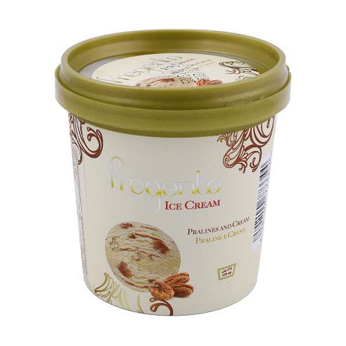 Fregento Pralines & Cream Ice Cream 125ml - Available at Alosra Online Supermarket