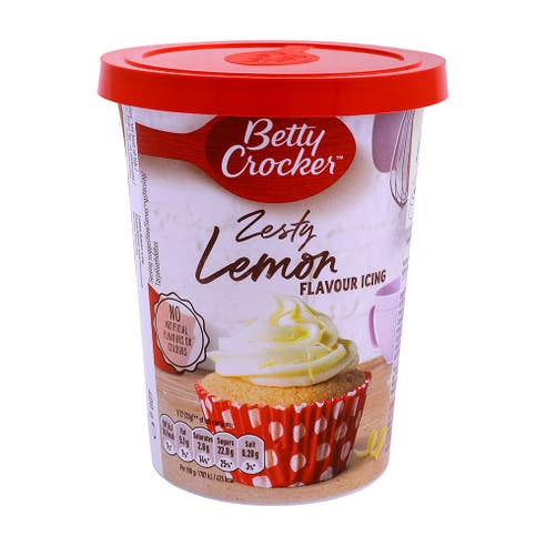 Betty Crocker Lemon Icing 400g - Available at Alosra Online Supermarket