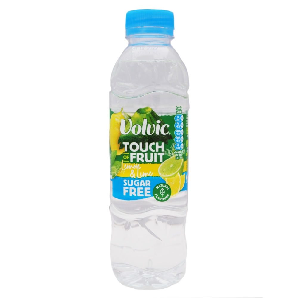 Volvic Touch of Fruit Sugar Free Lemon & Lime 500ml - Available at Alosra Online Supermarket