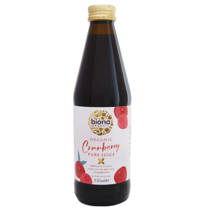 Biona Organic Pure Cranberry Juice 330ml