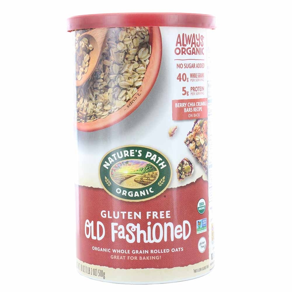 Nature's Path Organic Gluten Free Old Fashioned Oats 510g - Available at Alosra Online Supermarket