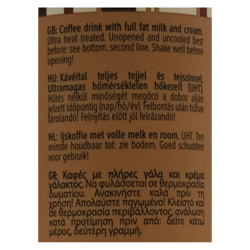 Landessa Caffe Latte Ice Coffee 230ml back image