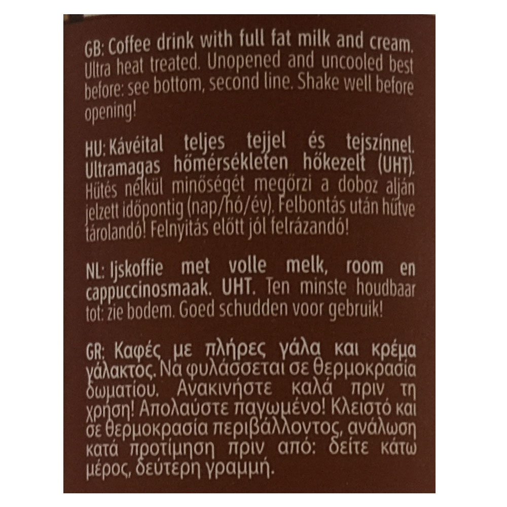 Landessa Cappucino Ice Coffee 230ml back image