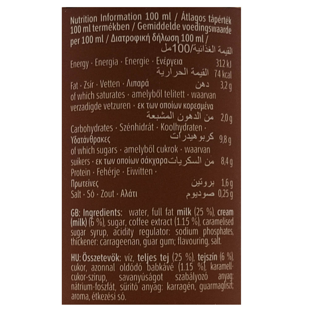Landessa Cappucino Ice Coffee 230ml left side image