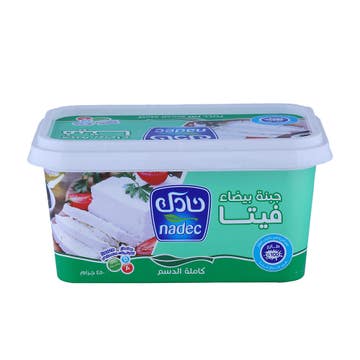 Nadec Full Fat Feta White Cheese 450g 