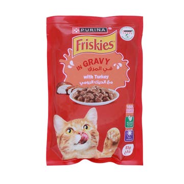 Purina Friskies Turkey in Gravy 85g - Available at Alosra Online Supermarket