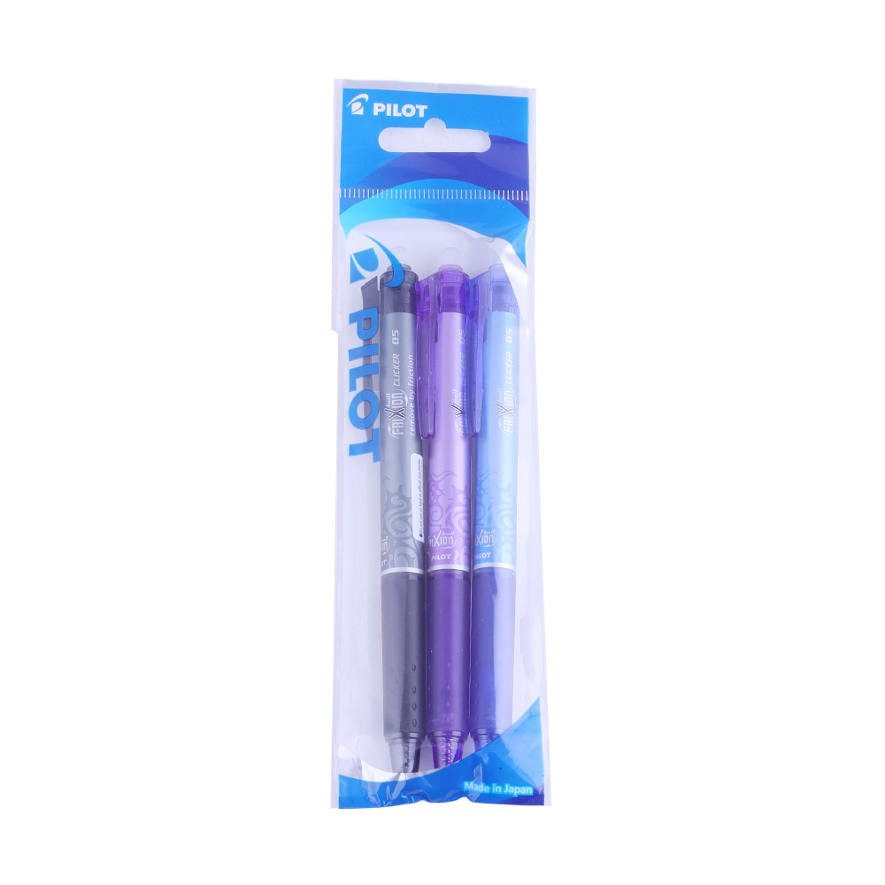Pilot Frixion Ball Point Pen 05 BL-FRP5 Set of 3 - Available at Alosra Online Supermarket