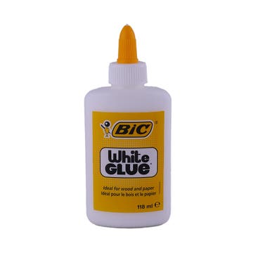 BIC White Glue 118ml - Available at Alosra Online Supermarket