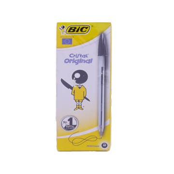 BIC Cristal Medium Point Ball Pen Box 10x2 - Available at Alosra Online Supermarket