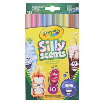 Crayola Silly Scents 10 Slim Markers - Available at Alosra Online Supermarket