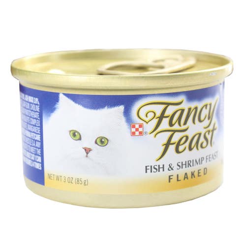 Purina Fancy Feast Flaked Fish & Shrimp Gravy Cat Food 3Oz - Available at Alosra Online Supermarket