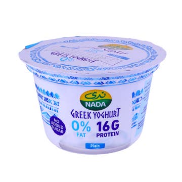 Nada Zero Fat Plain Greek Yoghurt 160g 