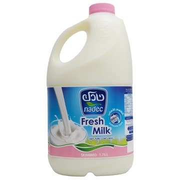 Nadec Skimmed Fresh Milk 1.75L 
