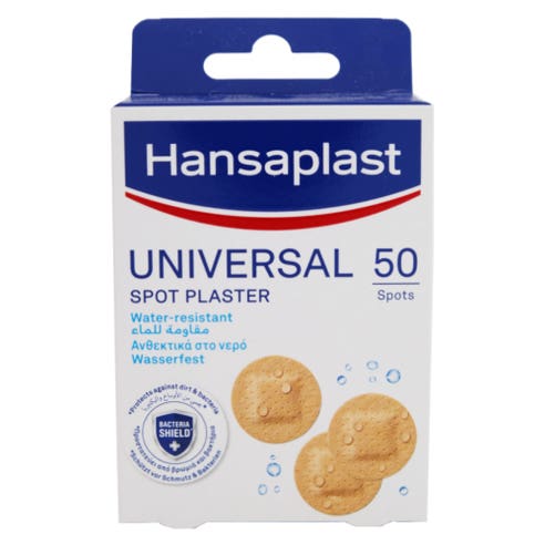 Hansaplast Universal Spot Plaster 50's - Available at Alosra Online Supermarket
