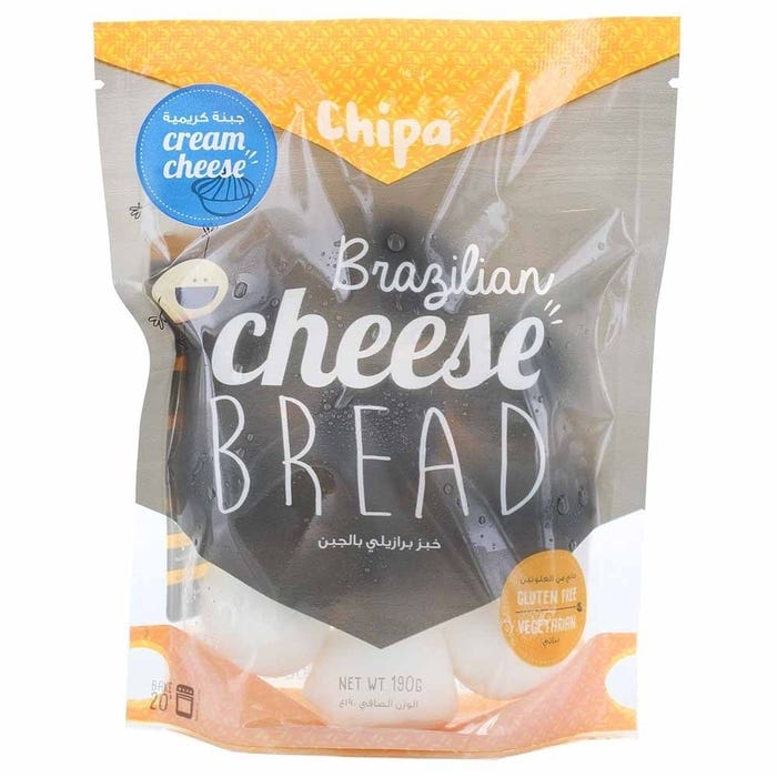 Chipa Brazilian Cheese Bread Cream Cheese 190g - Available at Alosra Online Supermarket