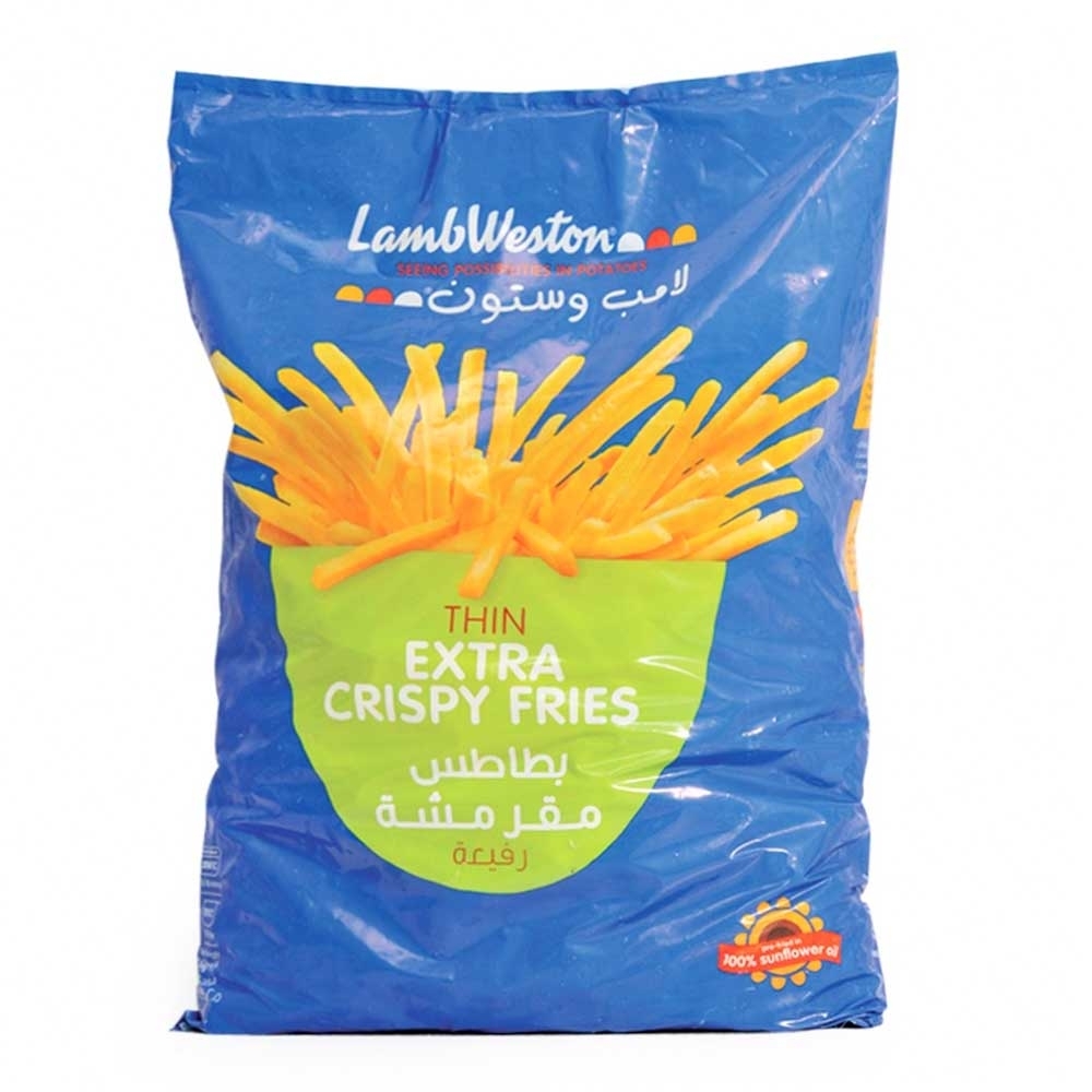Lamb Weston Thin Extra Crispy Fries 2.5Kg - Available at Alosra Online Supermarket