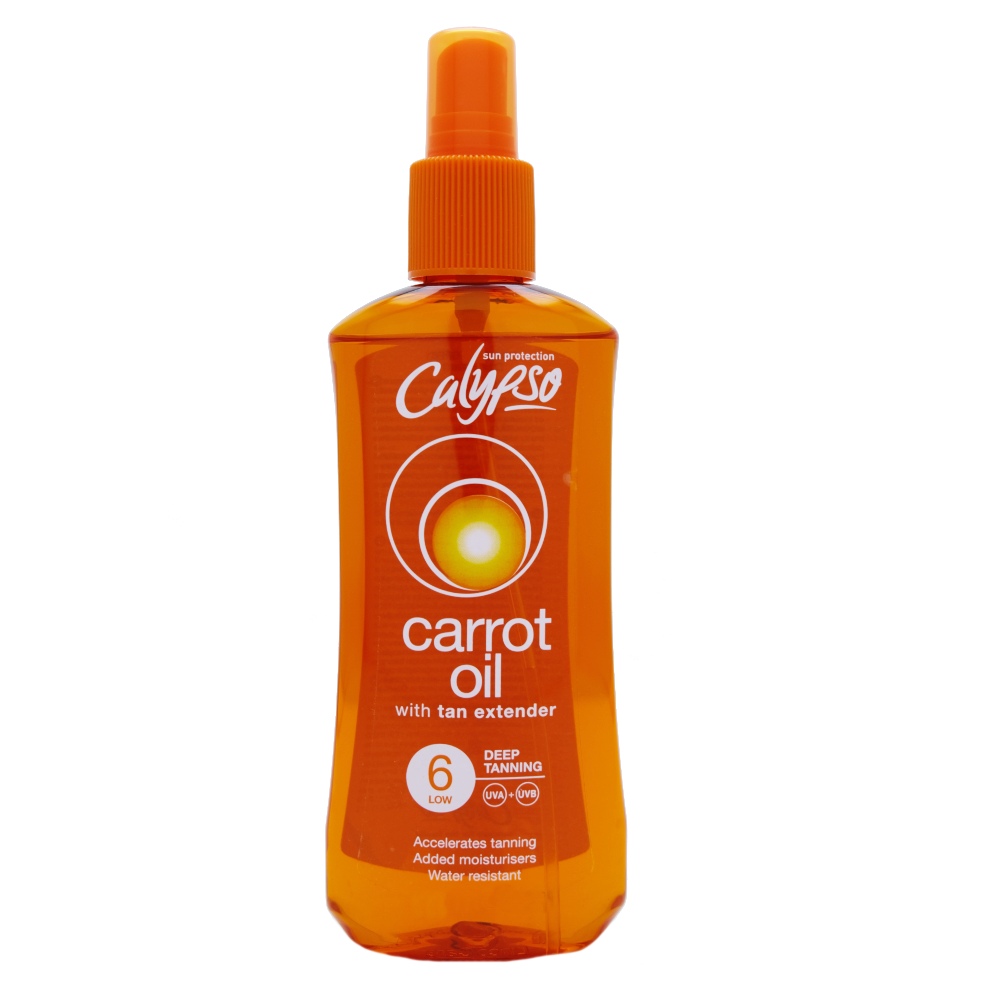 Calypso Deep Tanning Carrot Oil Spray 200ml - Available at Alosra Online Supermarket