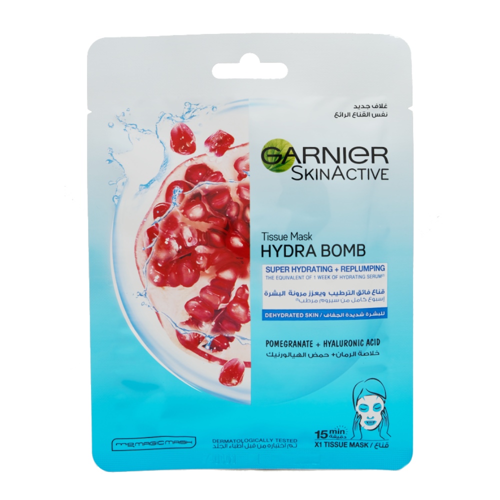 Garnier Skin Active Hydra Bomb Replenishing Mask 32g - Available at Alosra Online Supermarket
